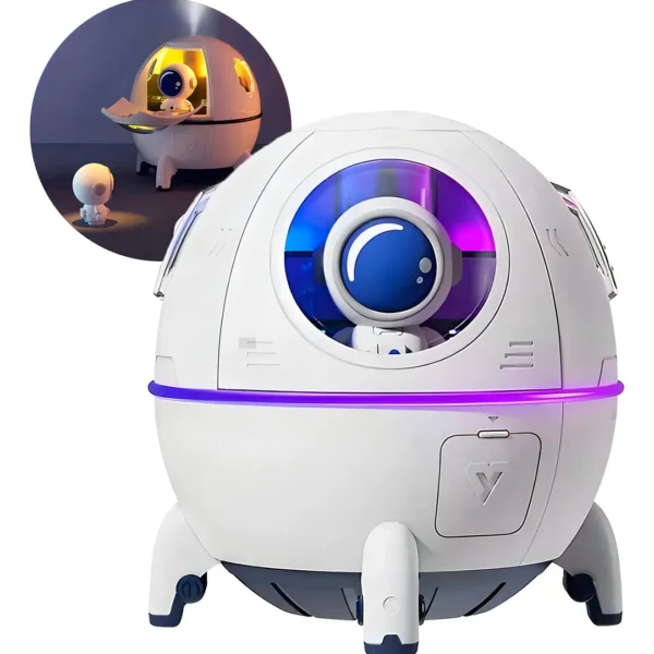 Humidificador de aire con difusor aromático LED Astronauta