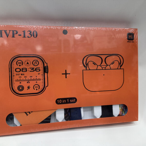Combo Smart watch + 10 manillas + airdpods MVP 130
