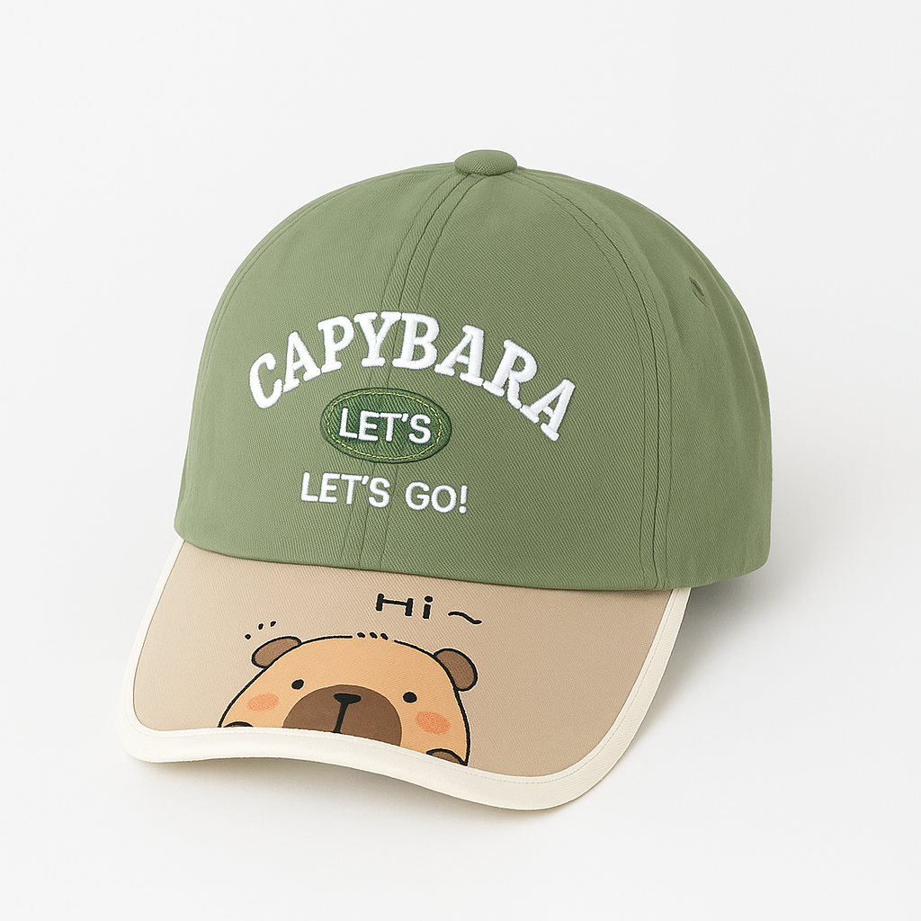 capibaraCap Gorra Capybara “Let’s Go!” - Imagen 1